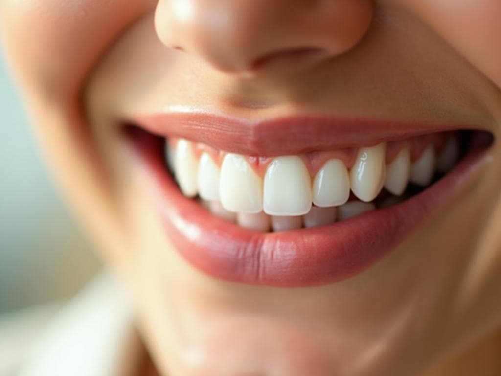 Résultat de blanchiment dentaire - sourire lumineux