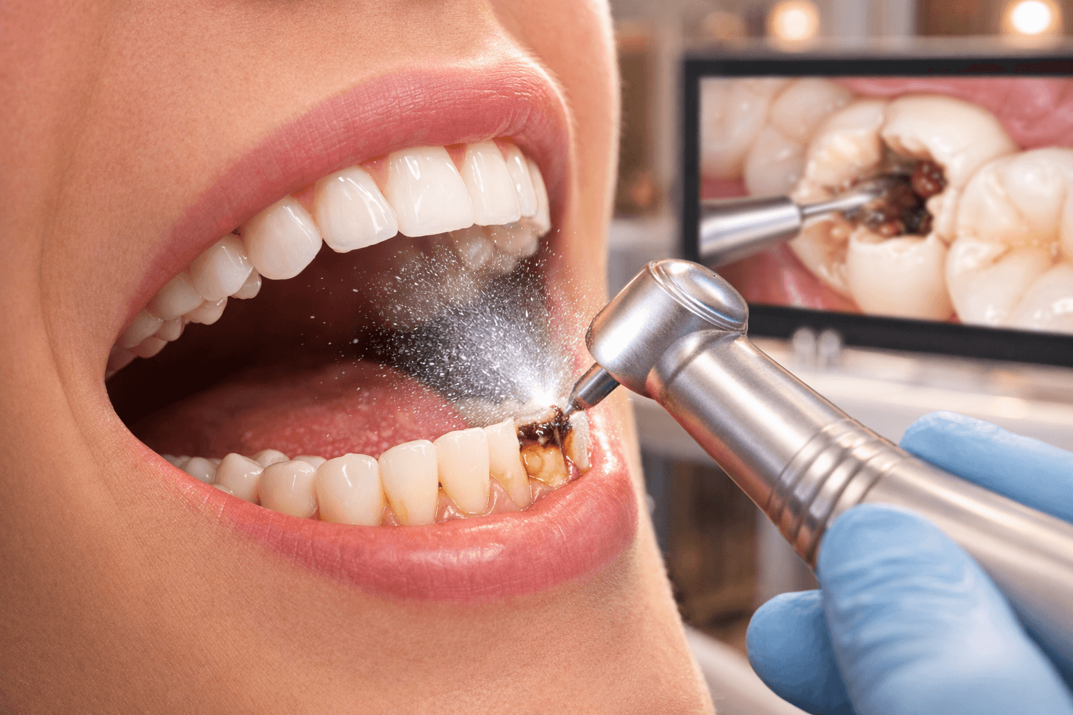 Traitement de carie dentaire